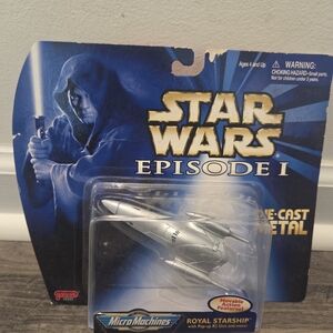 Star Wars Episode I Silver Die-Cast Starship